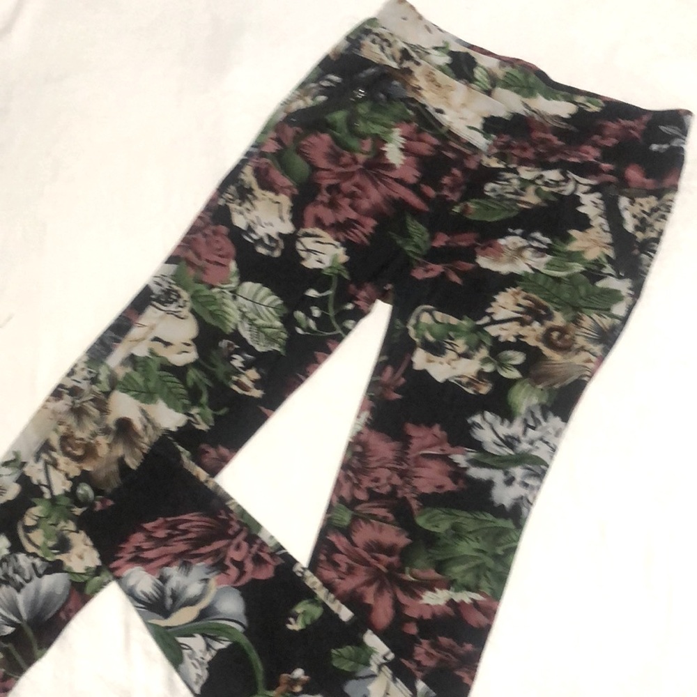 FLORAL pattern leggings : COCO&CARMEN ,S/M